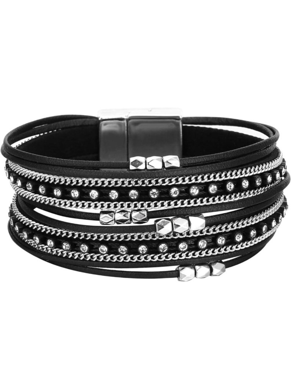 Boho Western Leather Wrap Bracelets for Women | Layered Cuff Jewelry, Easy Wear